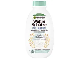 Garnier Wahre Schaetze Shampoo sanfte Hafermilch 2in1 fuer Kinder