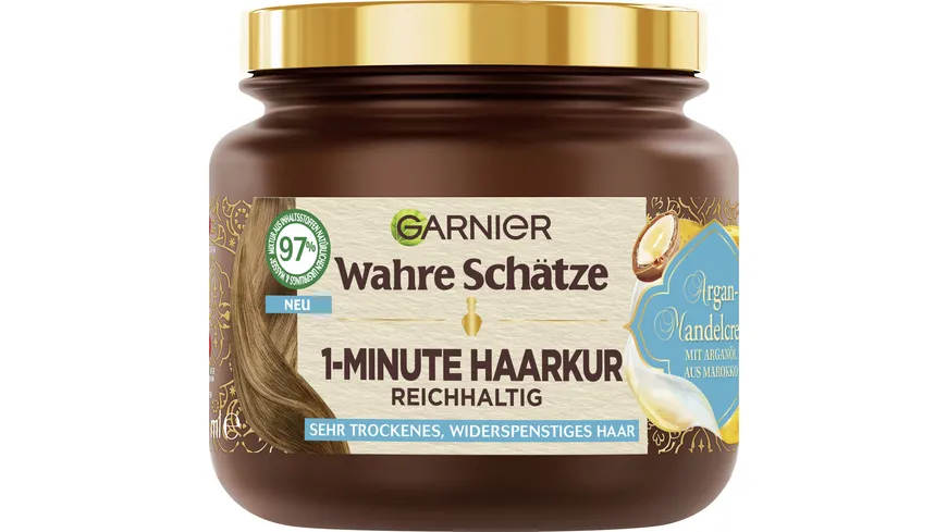 Almond Haarkur Argan Garnier Schätze | MÜLLER Wahre Hair bestellen Österreich online Remedy