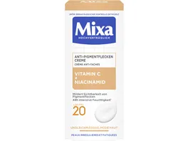 Mixa Anti Pigmentflecken Creme mit Vitamin C Niacinamid LSF20