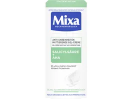 Mixa Anti Unreinheiten Mattierende Gel Creme mit Salicylsaeure AHA