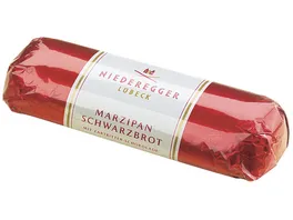 Marzipan Schwarzbrot im Verkaufskarton