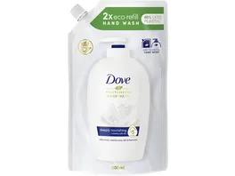 Dove Hand Waschlotion fuer empfindliche Haut Fluessigseife mit Feuchtigkeitscreme Nachfuellung