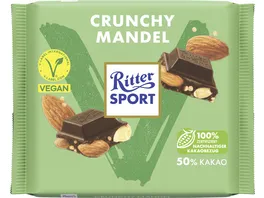 Ritter Sport 100G Crunchy Mandel Tafel
