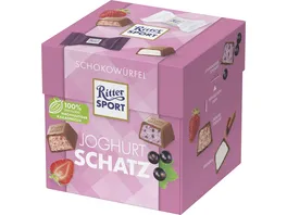 RitterSport Schokowuerfel JoghurtSchatz 176G Box