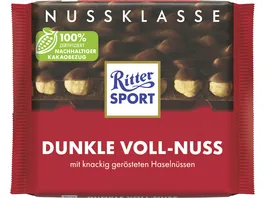 Ritter Sport Nuss Klasse Dunkle Voll Nuss Tafel