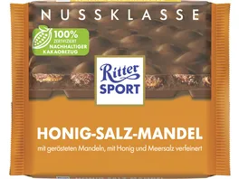Ritter Sport Nuss Klasse Honig Salz Mandel Tafel