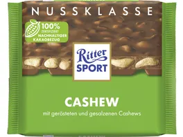 Ritter Sport Nuss Klasse Cashew Tafel