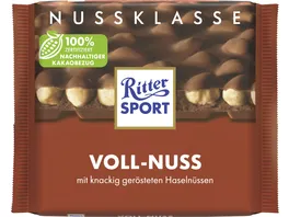 Ritter Sport Nuss Klasse Voll Nuss Tafel