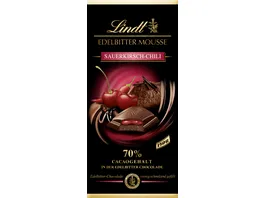 Lindt Edelbitter Mousse Sauerkirsch Chili 70 Cacao