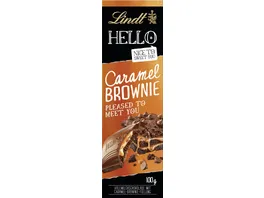 Lindt Hello Schokoladentafel Caramel Brownie