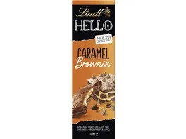 Lindt Hello Schokoladentafel Caramel Brownie