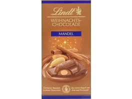 Lindt Weihnachtschocolade Mandel