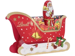 Lindt Mini Santa im Schlitten