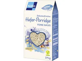 Koelln Hafer Porridge Feine Basis 375g mit Leinsamen