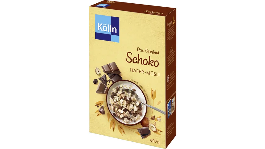 Kölln Das Original Schoko Hafer-Müsli 600g mit 20 % feiner Schokolade  online bestellen | MÜLLER