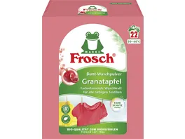 Frosch Granatapfel Bunt Waschpulver