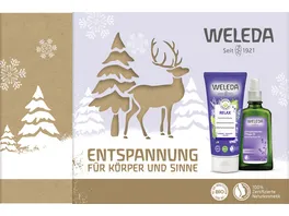 WELEDA Entspannung fuer Koerper und Sinne Relax Lavendel Geschenkpackung