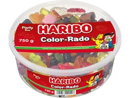 Haribo Mischung mit Lakritz Color Rado Partybox