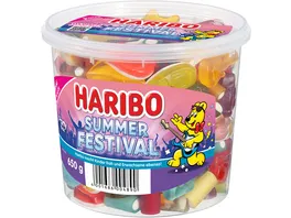 Haribo Fruchtgummi Summer Festival Runddose