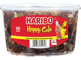 Haribo Fruchtgummi Happy Cola Runddose