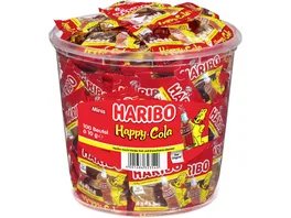 Haribo Fruchtgummi Happy Cola Minis Runddose