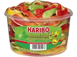 Haribo Suessware Fruchtgummi Mit Schaumzucker Anaconda Schlange Rd 30 St