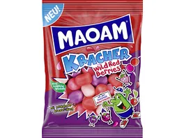Maoam Kracher Wild Red Berries Kaubonbon Dragees