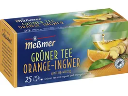 Messmer Gruener Tee Orange Ingwer