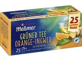 Messmer Gruener Tee Orange Ingwer