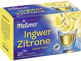 Messmer Kraeutertee Ingwer Zitrone