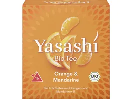 Yasashi Bio Tee Orange Mandarine