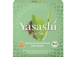 Yasashi Bio Tee Gruener Tee Genmaicha Zitronengras