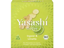 Yasashi Bio Tee Ingwer Limette