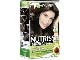 GARNIER Nutrisse Coloration 40 chocolate Pflegende Coloration fuer 100 Grauabdeckung und seidig glaenzendes Haar