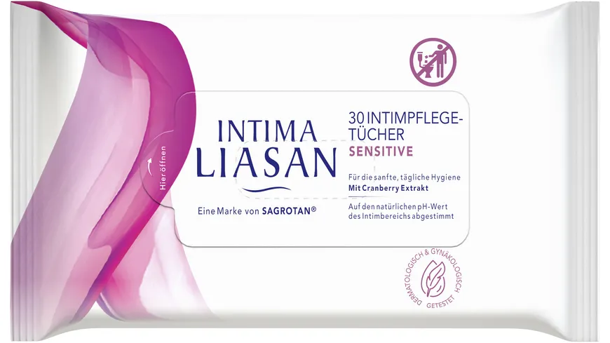 Sagrotan Intima Liasan - Intimpflege-Tücher sensitive