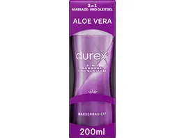 Durex 2in1 Massage Gleitgel Aloe Vera