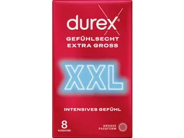 Durex Kondome Gefuehlsecht XXL