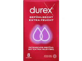 Durex Kondome Gefuehlsecht Extra Feucht