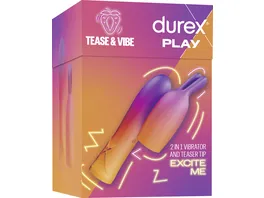 Durex Play Tease Vibrate 2 in 1 Vibrator
