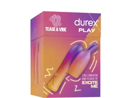Durex Play Tease Vibrate 2 in 1 Vibrator