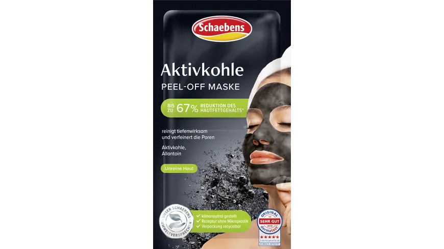Schaebens Aktivkohle Peel-off Maske online bestellen