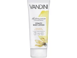 VANDINI VITALITY Body Lotion Vanillebluete Macadamiaoel Trockene