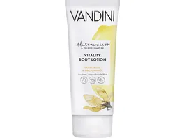 VANDINI VITALITY Body Lotion Vanillebluete Macadamiaoel Trockene