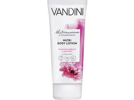 VANDINI NUTRI Body Lotion Pfingstrosenbluete Arganoel Normale bis trockene Haut 200 ml