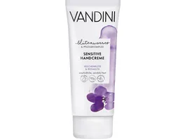 VANDINI SENSITIVE Handcreme Veilchenbluete Reismilch Empfindliche und sensible Haut 75 ml