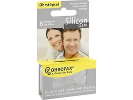 Ohropax Silicon Clear Ohrstoepsel