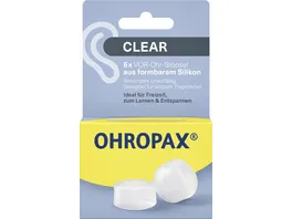 Ohropax Silicon Clear Ohrstoepsel