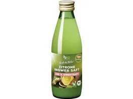 biozentrale Zitronen Ingwer Saft