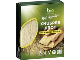 biozentrale Knusperbrot Buchweizen Quinoa