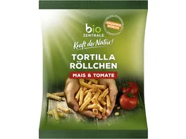 biozentrale Tortilla Roellchen Mais Tomate